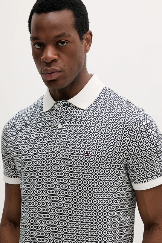 Tommy Hilfiger polo bawełniane granatowy MW0MW39234