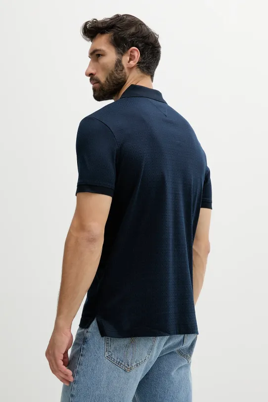 Tommy Hilfiger polo bawełniane MW0MW39234 granatowy SS25