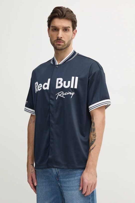 Red Bull Racing x Pepe Jeans koszula RBR SPORTS JERSEY casual granatowy RM540014