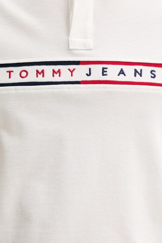 Tommy Jeans polo de bumbac DM0DM20916 alb