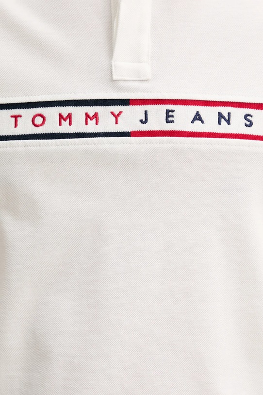 Tommy Jeans polo bawełniane DM0DM20916 beżowy