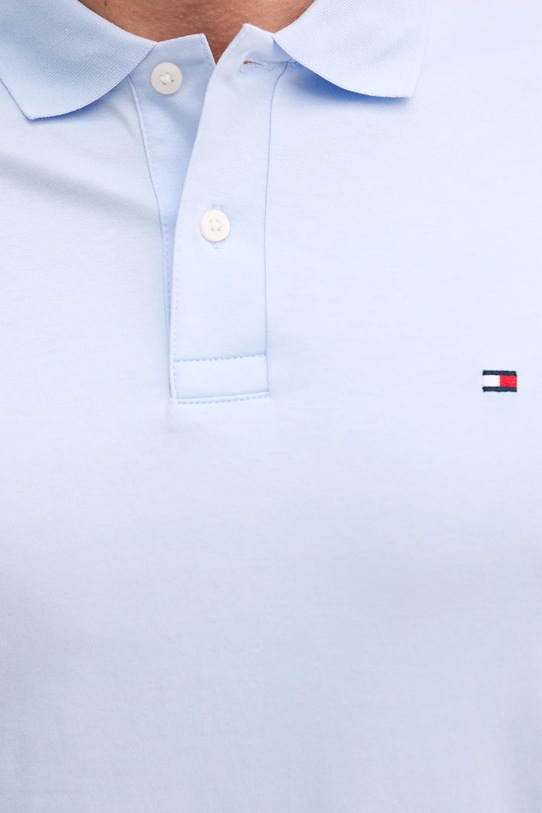 Tommy Hilfiger polo bawełniane MW0MW39994 niebieski