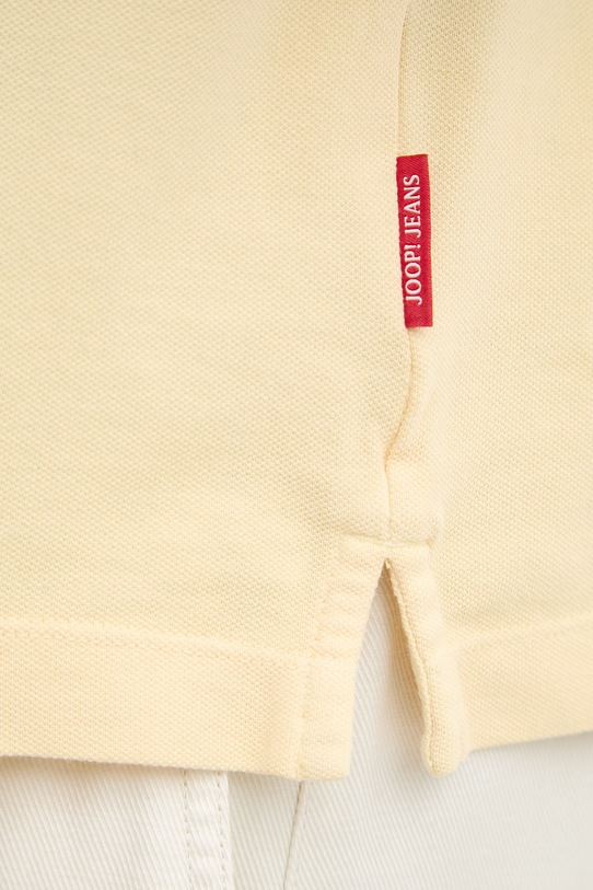 Joop! polo męskie bawełniane z elastanem 30045619 żółty