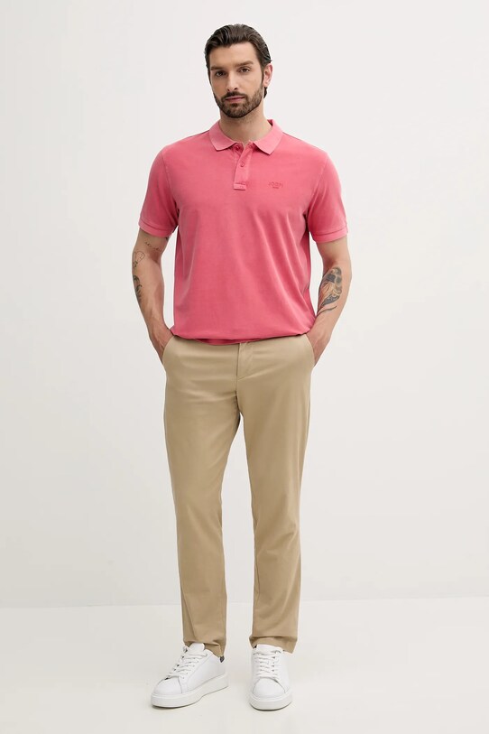 Joop! polo 30045619 różowy SS25