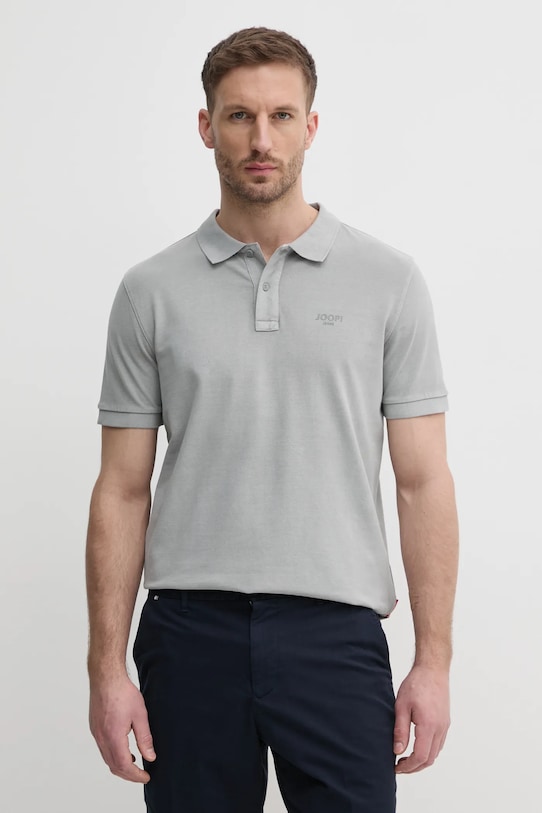 Joop! polo z elastanem szary 30045619