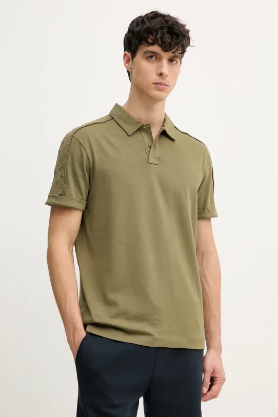 Joop! polo de bumbac regular verde 30045558