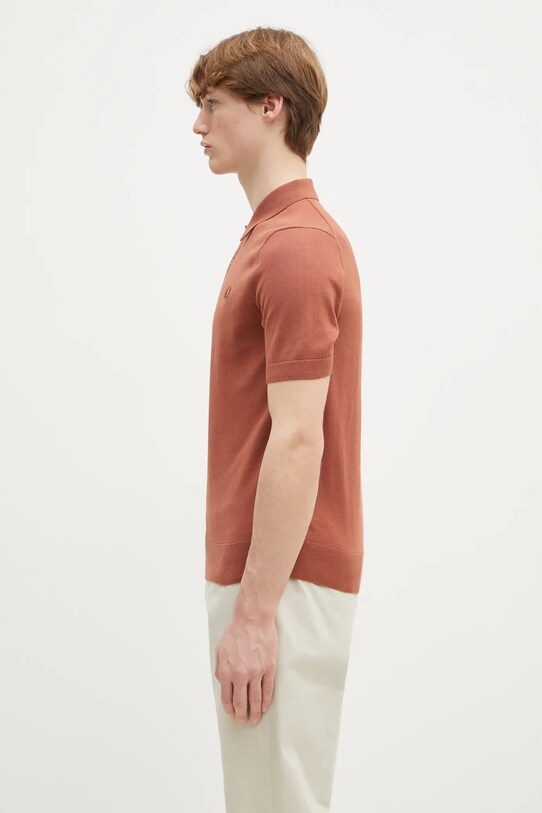 Bavlněný svetr Fred Perry K9725.324 oranžová SS25