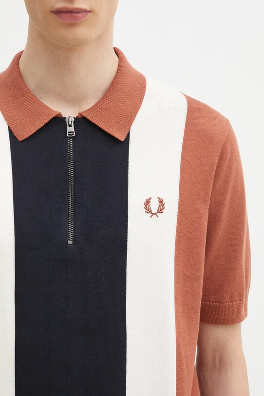 Хлопковое поло Fred Perry оранжевый K9728.Y91