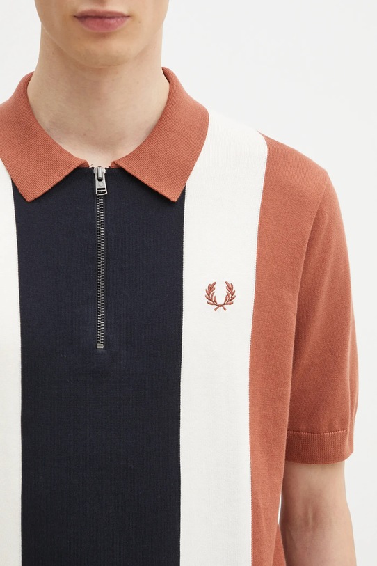 Fred Perry polo in cotone arancione K9728.Y91