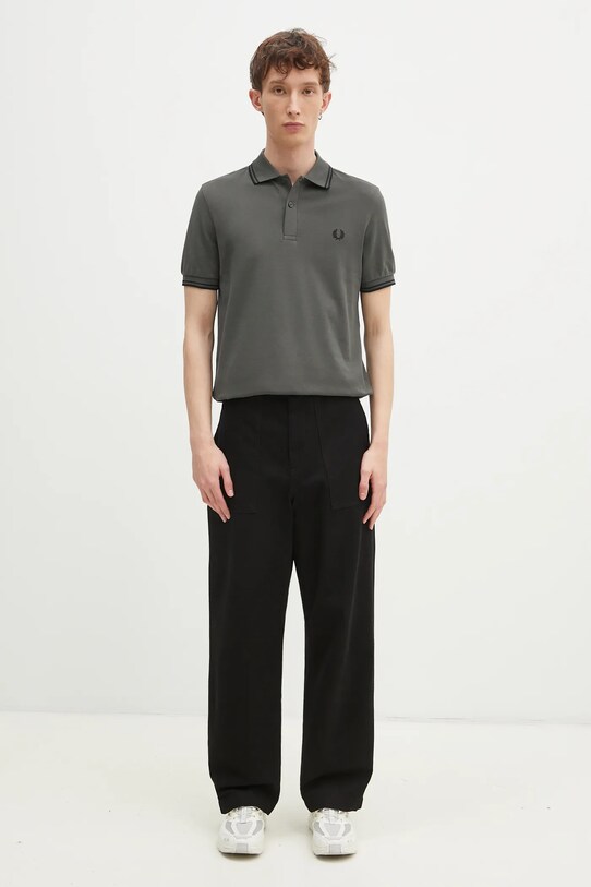 Bavlnené polo tričko Fred Perry M3600.U70 zelená