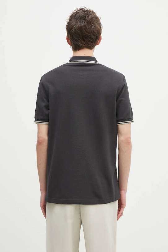 Îmbrăcăminte Fred Perry polo de bumbac M3600.V56 gri
