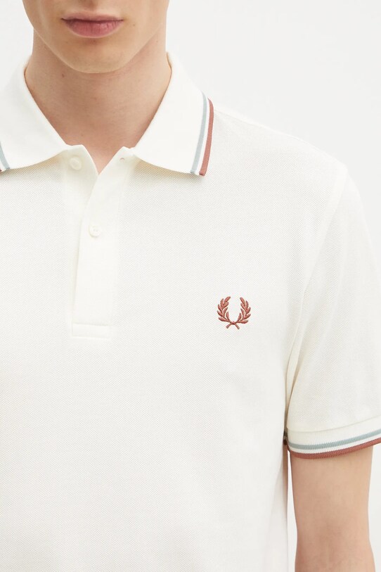 Fred Perry cotton polo shirt beige M3600.Y20