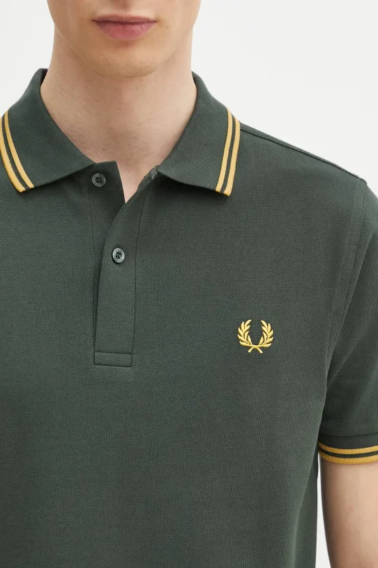 Fred Perry polo bawełniane zielony M3600.Y22