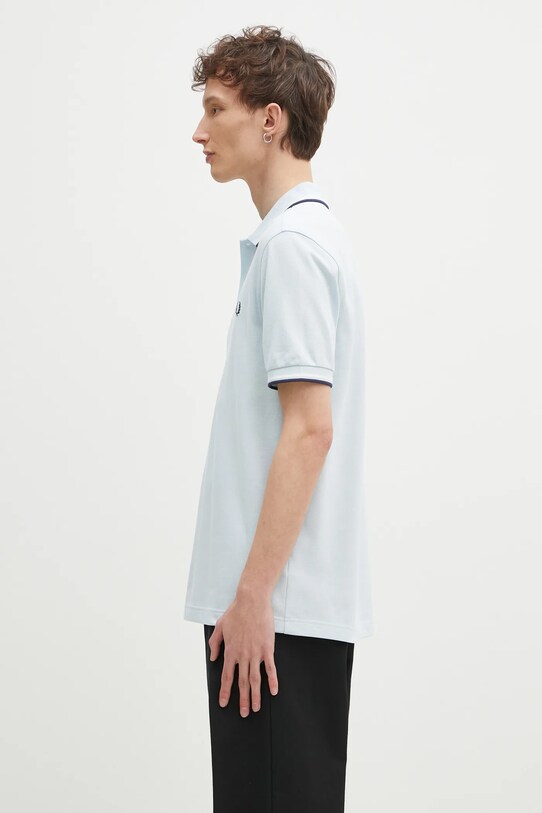 Pamučna polo majica Fred Perry M3600.Y25 plava SS25