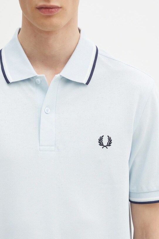 Pamučna polo majica Fred Perry plava M3600.Y25