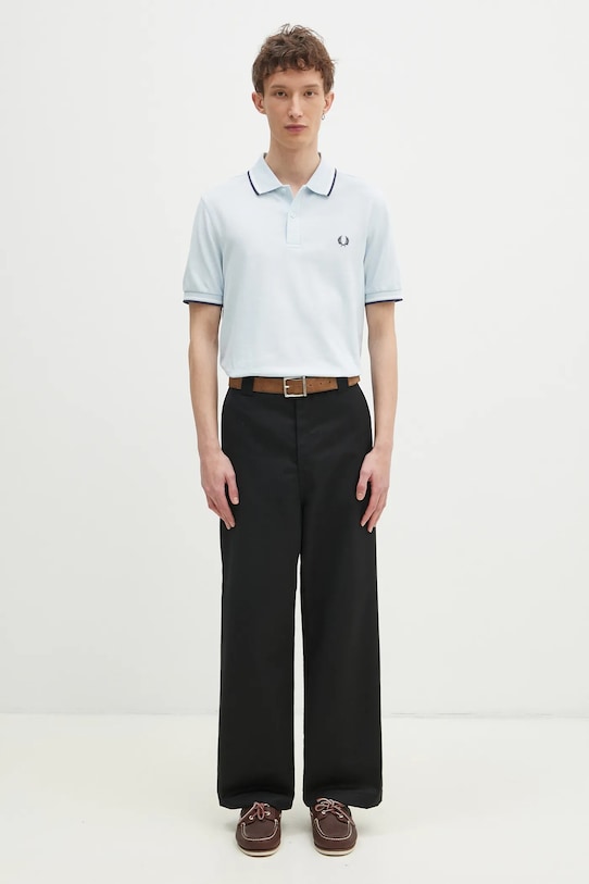 Pamučna polo majica Fred Perry M3600.Y25 plava