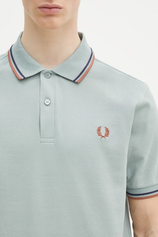 Fred Perry cotton polo shirt green M3600.Y26