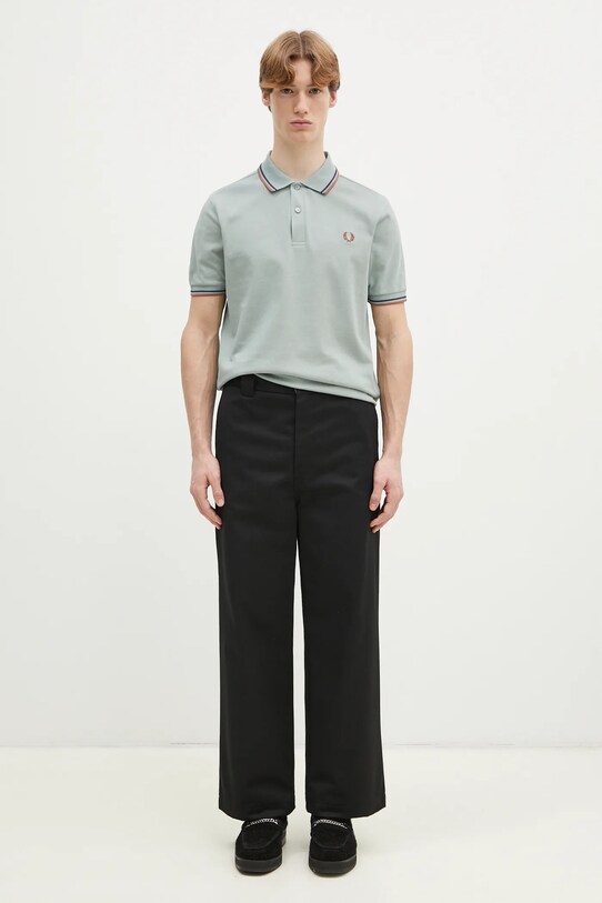 Fred Perry cotton polo shirt M3600.Y26 green