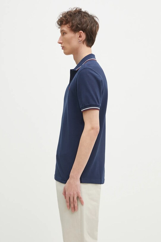 Fred Perry cotton polo shirt M3600.Y29 navy SS25
