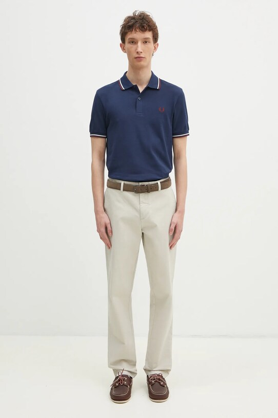 Fred Perry polo bawełniane M3600.Y29 granatowy