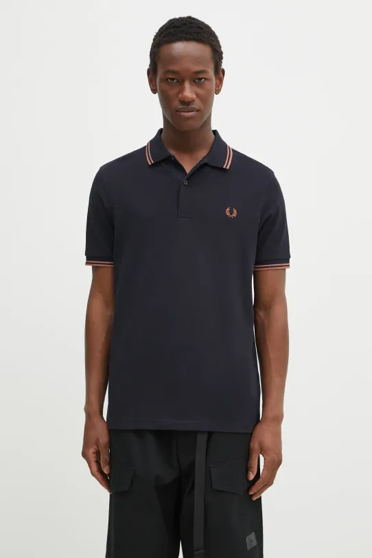Fred Perry polo de bumbac uni bleumarin M3600.Y31