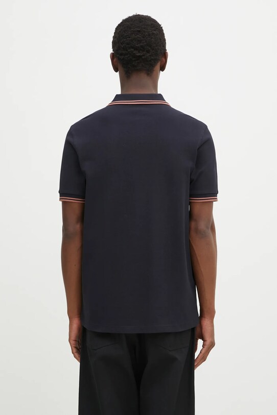 Oblečení Bavlněné polo tričko Fred Perry M3600.Y31 námořnická modř