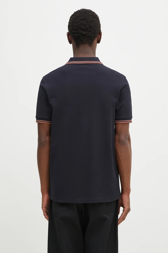 Îmbrăcăminte Fred Perry polo de bumbac M3600.Y31 bleumarin