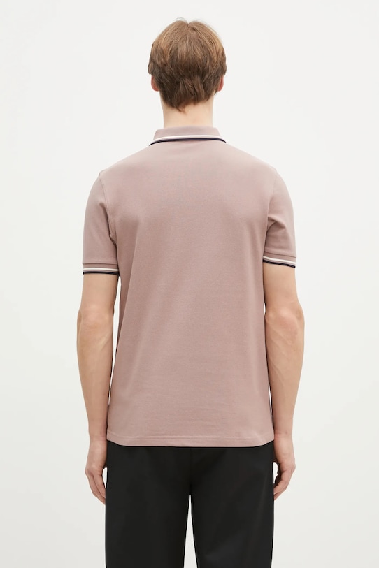 Clothing Fred Perry cotton polo shirt M3600.Y34 pink