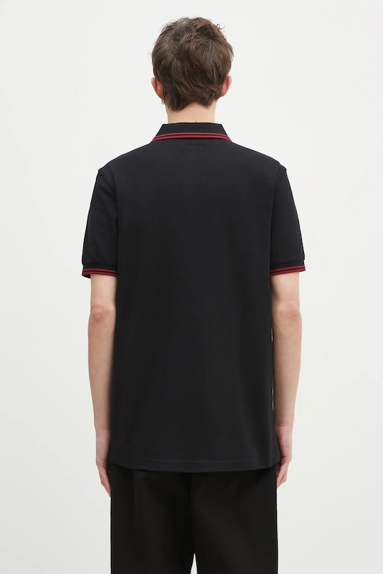 Îmbrăcăminte Fred Perry polo de bumbac M3600.Y42 negru