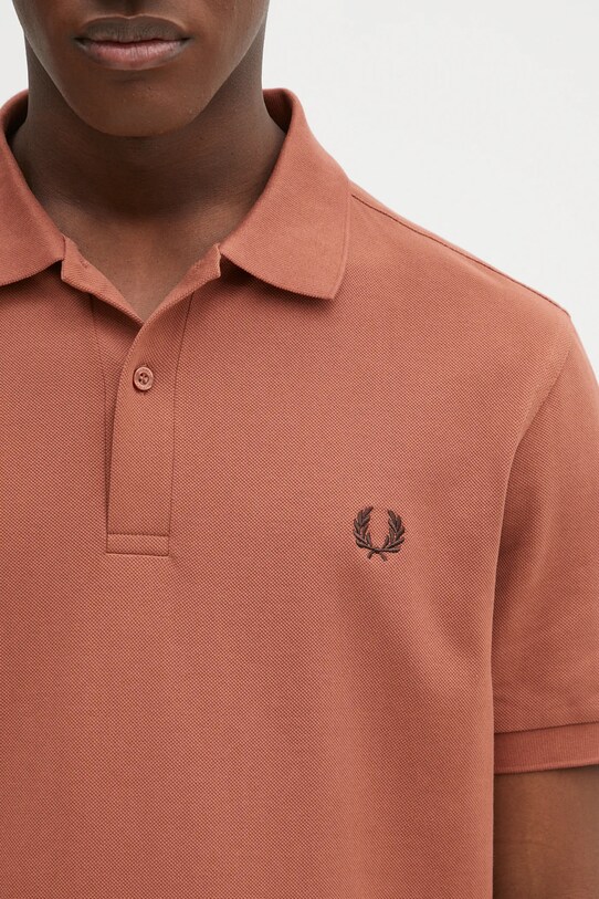 Fred Perry cotton polo shirt orange M6000.Y52