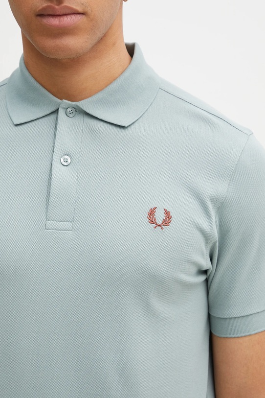 Fred Perry cotton polo shirt green M6000.Z35