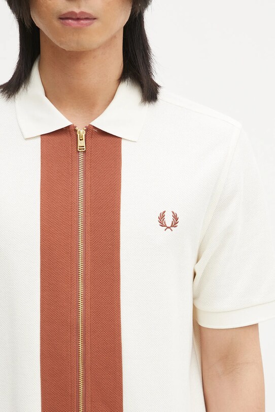 Fred Perry cotton polo shirt beige M6661.760