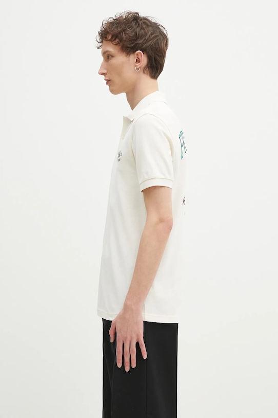 Fred Perry polo bawełniane M9834.560 beżowy SS25