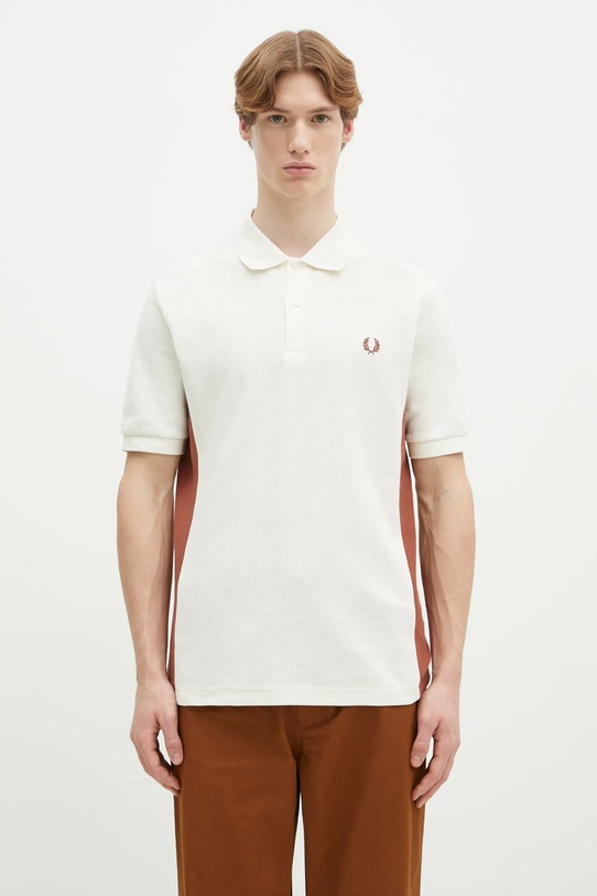 Fred Perry polo bawełniane bawełna beżowy M9875.760