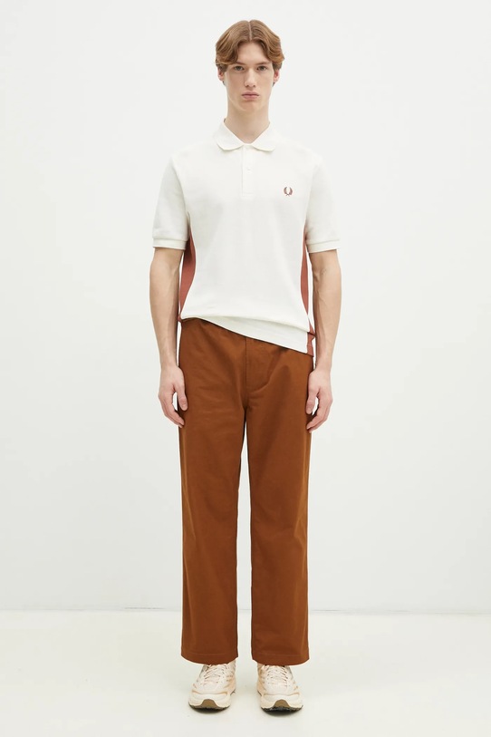 Fred Perry polo bawełniane M9875.760 beżowy