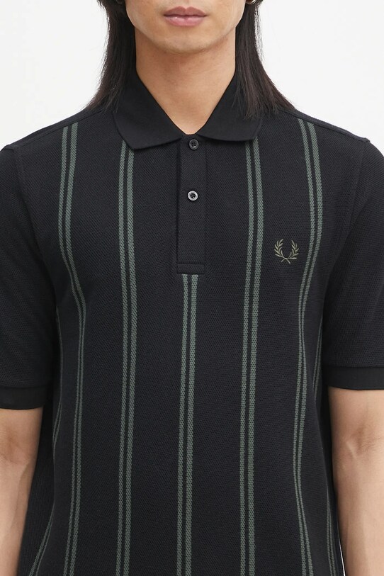 Fred Perry polo bawełniane czarny M9881.102
