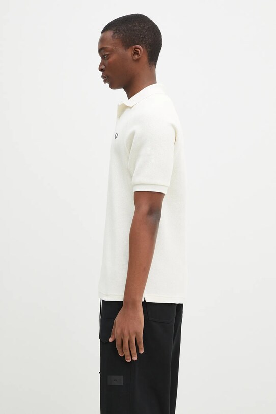 Fred Perry cotton polo shirt M9885.560 beige SS25
