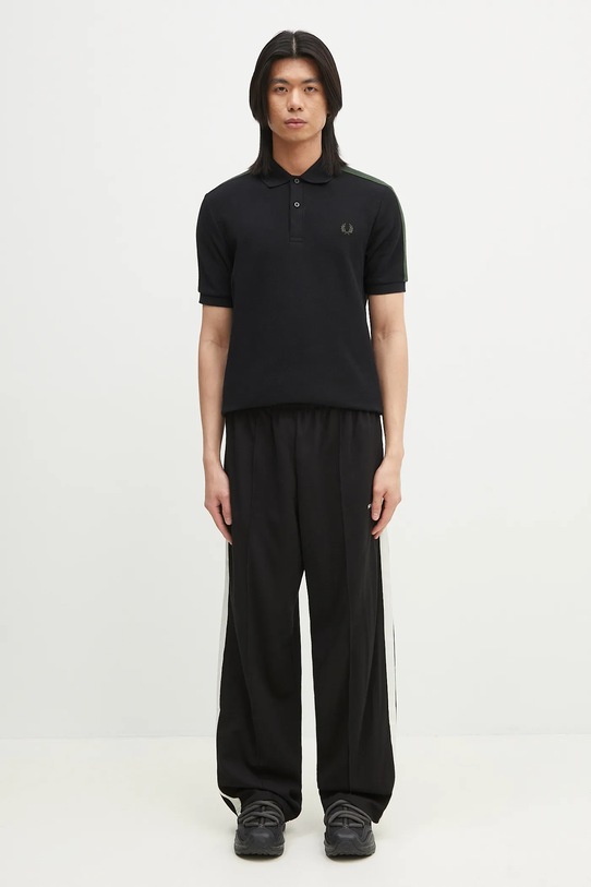 Fred Perry polo bawełniane M9890.102 czarny
