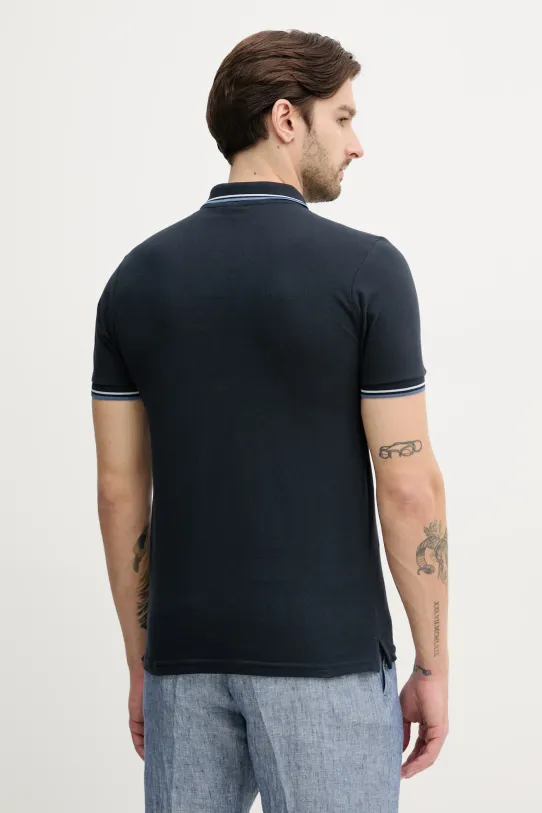 Odzież Lindbergh polo bawełniane 30.404010.NAVY granatowy