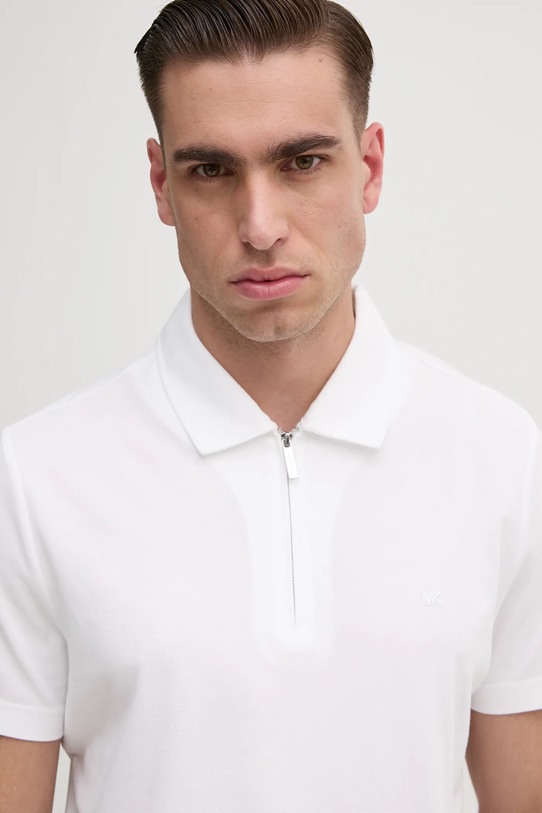 Поло Michael Kors белый CS552HOHFK
