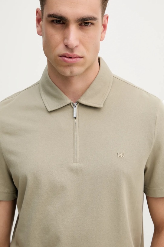 Michael Kors tricou polo verde CS552HOHFK