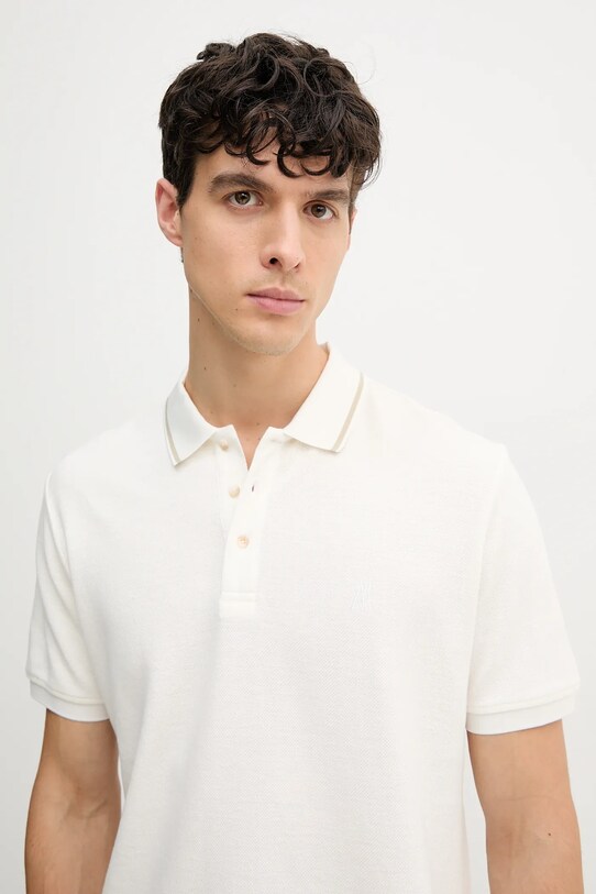 Marciano Guess tricou polo din in bej 5GHP08.6322A