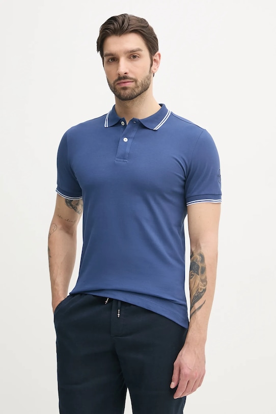 Geox tricou polo regular bleumarin M5510R.T3236