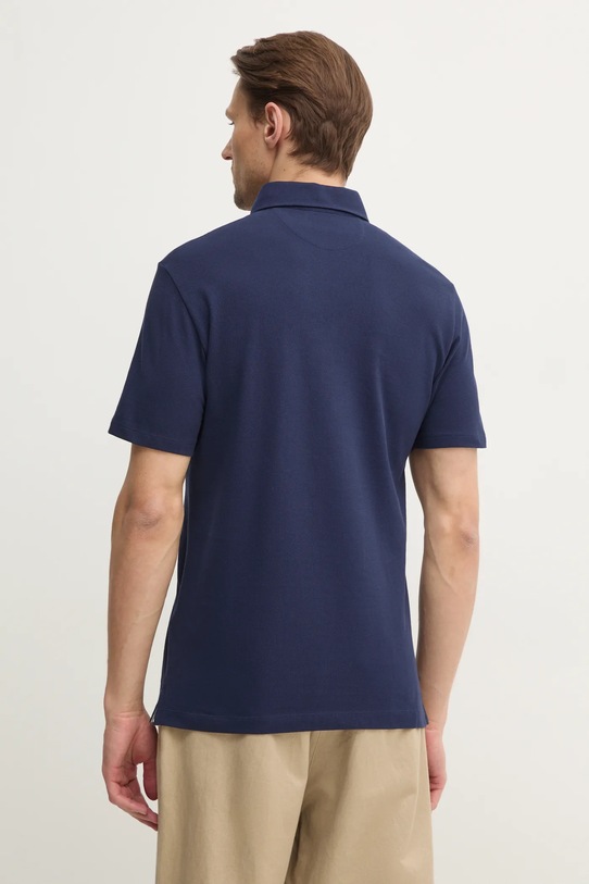 Odzież Hackett London polo bawełniane HM563444 granatowy