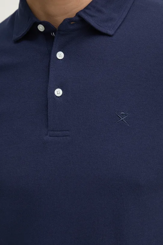 Hackett London polo bawełniane HM563444 granatowy