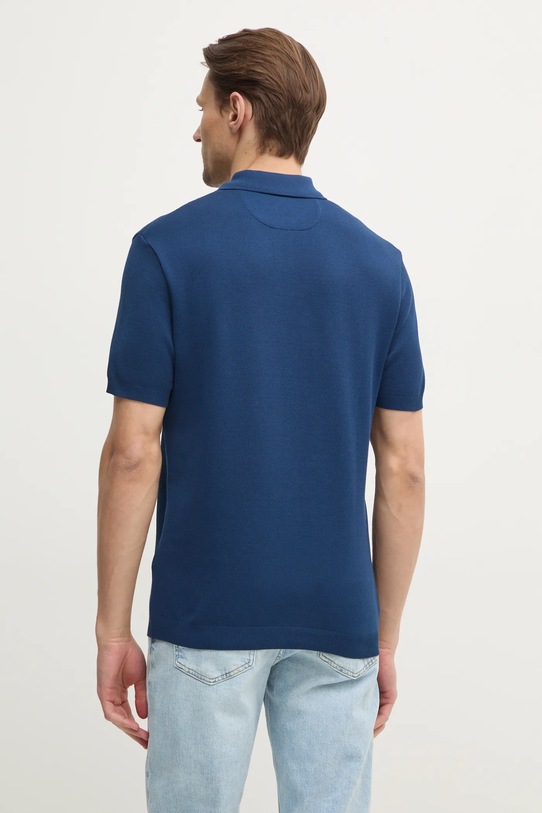 Odzież Hackett London polo bawełniane HM563450 granatowy