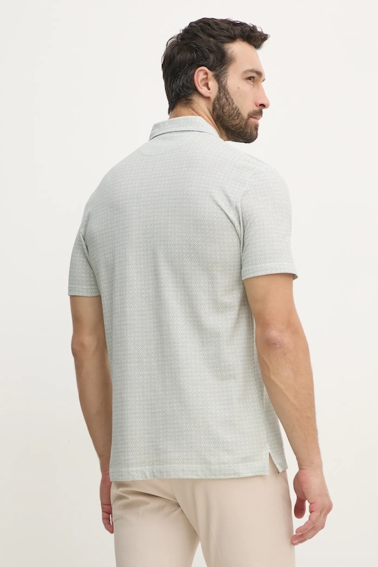 Одяг Бавовняне поло Hackett London HM563422 зелений