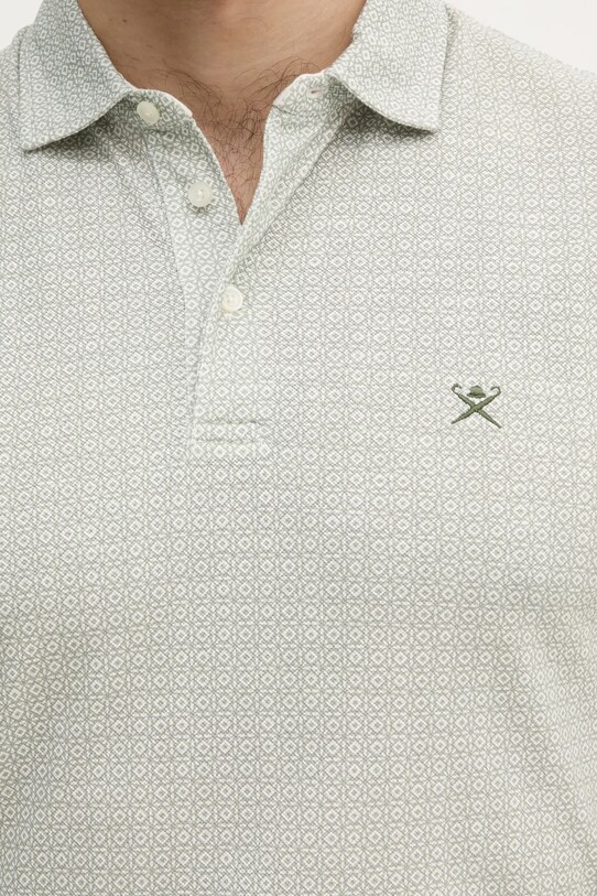 Hackett London polo bawełniane HM563422 zielony