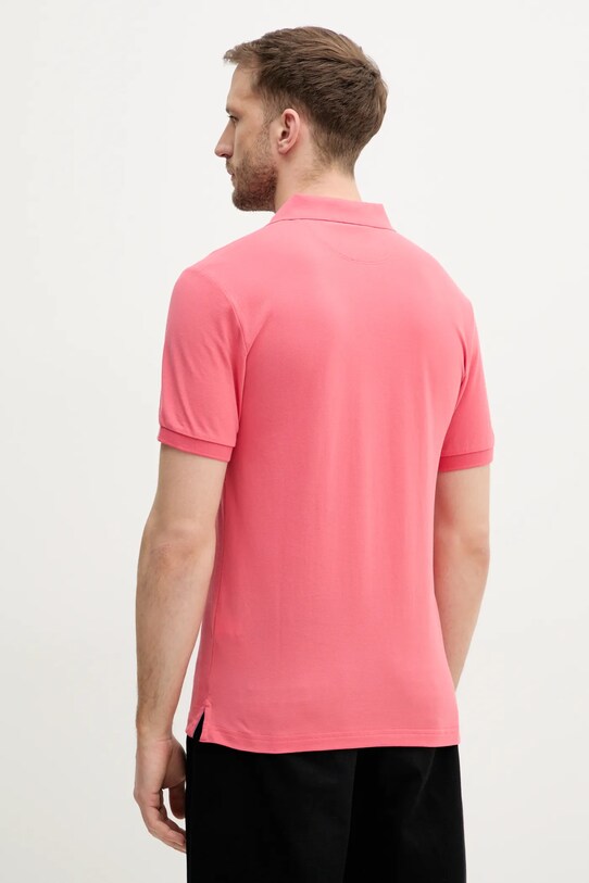 Îmbrăcăminte Hackett London polo de bumbac HM563426 roz