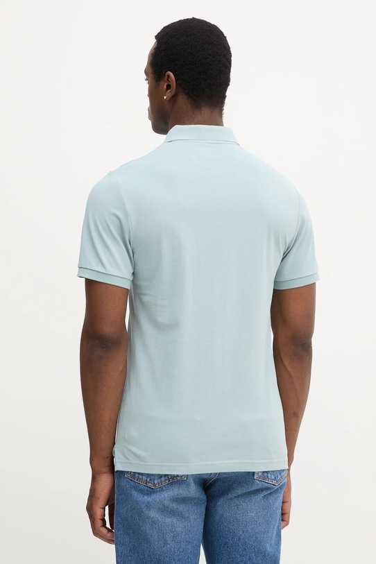 Îmbrăcăminte Hackett London polo de bumbac HM563426 albastru